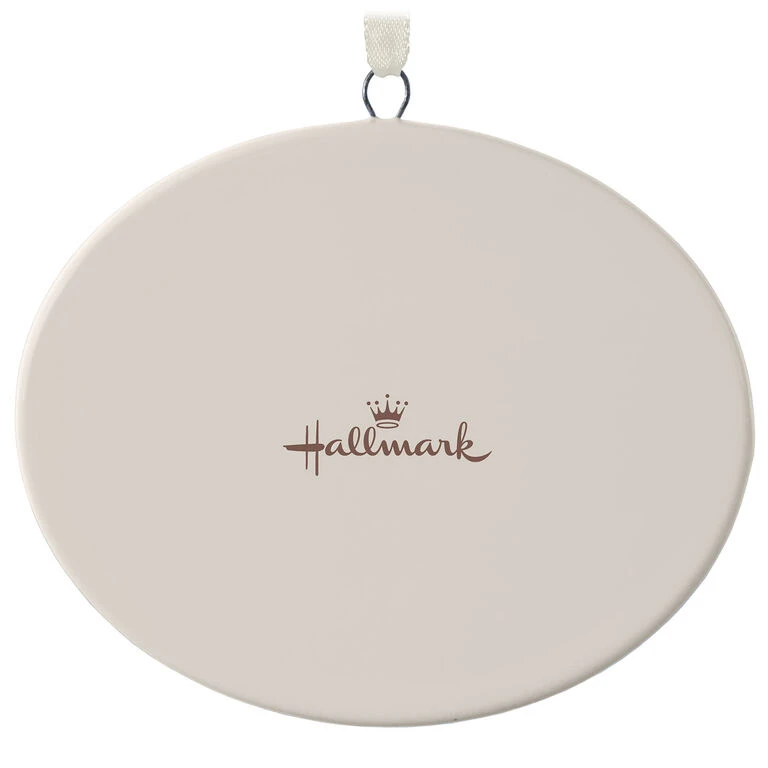 Hallmark 1-Sided Oval Ceramic Photo Ornament 8 Hallmark 1-Sided Oval Ceramic Photo Ornament - Image 6