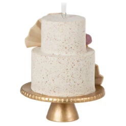 Hallmark A Sweet Beginning 2023 Porcelain Ornament 13 Hallmark A Sweet Beginning 2023 Porcelain Ornament -Hallmark 2023 Wedding Cake Keepsake Ornament 1999QHX3067 06