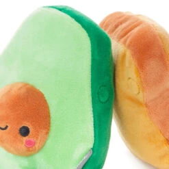 Hallmark Better Together Avocado And Toast Magnetic Plush, 5" -Hallmark Avocado and Toast Magnetic Plush 1KID2091 05