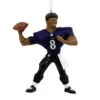 NFL Baltimore Ravens Lamar Jackson Hallmark Ornament 1 NFL Baltimore Ravens Lamar Jackson Hallmark Ornament -Hallmark Baltimore Ravens Lamar Jackson Christmas Ornament 1OSL2097 01