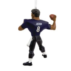 NFL Baltimore Ravens Lamar Jackson Hallmark Ornament 11 NFL Baltimore Ravens Lamar Jackson Hallmark Ornament -Hallmark Baltimore Ravens Lamar Jackson Christmas Ornament 1OSL2097 05
