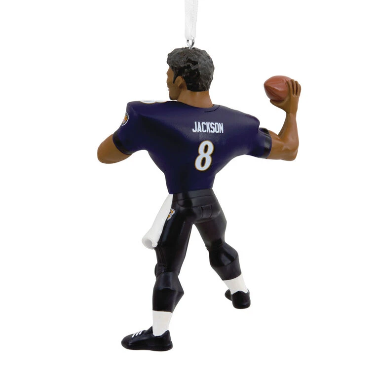 NFL Baltimore Ravens Lamar Jackson Hallmark Ornament 7 NFL Baltimore Ravens Lamar Jackson Hallmark Ornament - Image 5