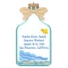 Hallmark A Day At The Beach Sun & Waves Personalized Text Ornament -Hallmark Beach Glass Bottle Personalized Christmas Ornament 2499QHE2118B1 01