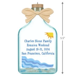 Hallmark A Day At The Beach Sun & Waves Personalized Text Ornament 7 Hallmark A Day At The Beach Sun & Waves Personalized Text Ornament -Hallmark Beach Glass Bottle Personalized Christmas Ornament 2499QHE2118B1 03