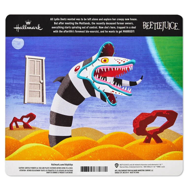 Hallmark Itty Bittys® Beetlejuice™ And Lydia Deetz Plush, Set Of 2 6 Hallmark Itty Bittys® Beetlejuice™ And Lydia Deetz Plush, Set Of 2 - Image 4