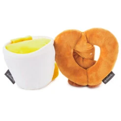 Hallmark Better Together Pretzel And Cheese Dip Magnetic Plush, 5" 7 Hallmark Better Together Pretzel And Cheese Dip Magnetic Plush, 5" -Hallmark Better Together Pretzel and Cheese Dip Magnetic Plush 1KID2093 03