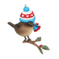 Hallmark Cozy Critters Special Edition Ornament -Hallmark Bird on Snowy Tree Branch Keepsake Ornament 1699QGO2797 06