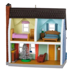 Hallmark Nostalgic Houses And Shops Special Edition 2023 Ornament -Hallmark Blue Clapboard House Keepsake Ornament 2599QXE3309 06