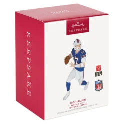Hallmark NFL Buffalo Bills Josh Allen Football Legends Ornament -Hallmark Buffalo Bills Josh Allen Keepsake Ornament 2299QXR8247 04