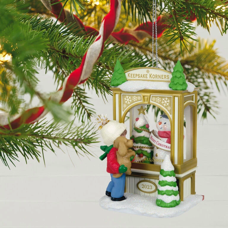 Hallmark Christmas Window 2023 Exclusive Ornament 4 Hallmark Christmas Window 2023 Exclusive Ornament - Image 2