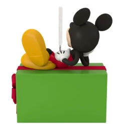 Hallmark Disney Mickey Mouse Christmas Present Personalized Ornament -Hallmark Disney Mickey Mouse Christmas Present Personalized Ornament 2499QHE1885B1 06