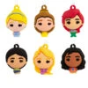 Mini Disney Princess Shatterproof Hallmark Ornaments, Set Of 6 -Hallmark Disney Princess Miniature Christmas Ornaments Set of 6 2HCM6131 01