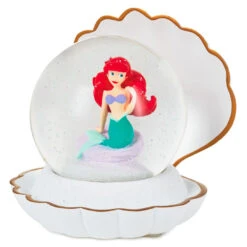 Hallmark 24 Hallmark Disney The Little Mermaid Ariel In Seashell Snow Globe