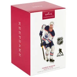 Hallmark NHL® Edmonton Oilers® Connor McDavid Ornament -Hallmark Edmonton Oilers Connor McDavid Keepsake Ornament 2299QXI7169 04