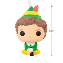 Elf Buddy The Elf™ Funko POP!® Hallmark Ornament 9 Elf Buddy The Elf™ Funko POP!® Hallmark Ornament -Hallmark Elf Buddy the Elf Funko POP Christmas Ornament 3HCM1107 03
