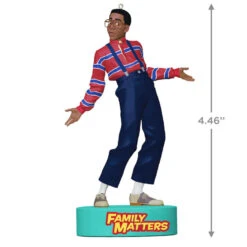 Hallmark Family Matters Steve Urkel Ornament With Sound -Hallmark Family Matters Steve Urkel Keepsake Ornament 2199QXI6267 03