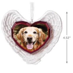 Hallmark Forever Loved Memorial Heart And Angel Wings Photo Personalized Ornament -Hallmark Forever Loved Memorial Heart and Angel Wings Photo Personalized Keepsake Ornament 2499QHE2119B2 03