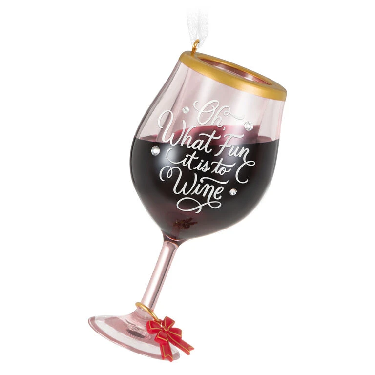 Hallmark Oh, What Fun It Is To Wine Ornament 3 Hallmark Oh, What Fun It Is To Wine Ornament