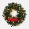 Hallmark Channel Truck Motion-Activated Wreath With Sound And Light, 14" -Hallmark Hallmark Channel Truck Wreath With Sound and Light 1XKT3406 01