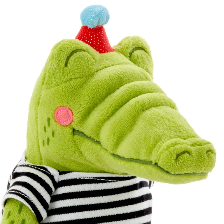 Hallmark Happy Birthday Alligator Stuffed Animal, 9" 4 Hallmark Happy Birthday Alligator Stuffed Animal, 9" - Image 2