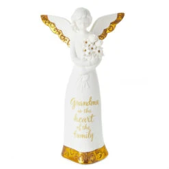Hallmark Heart Of The Family Angel Figurine For Grandma, 8.5"