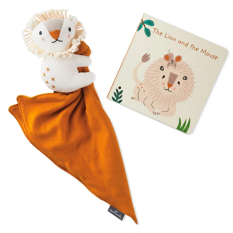 Hallmark The Lion And The Mouse Board Book And Lion Lovey Blanket Set 3 Hallmark The Lion And The Mouse Board Book And Lion Lovey Blanket Set