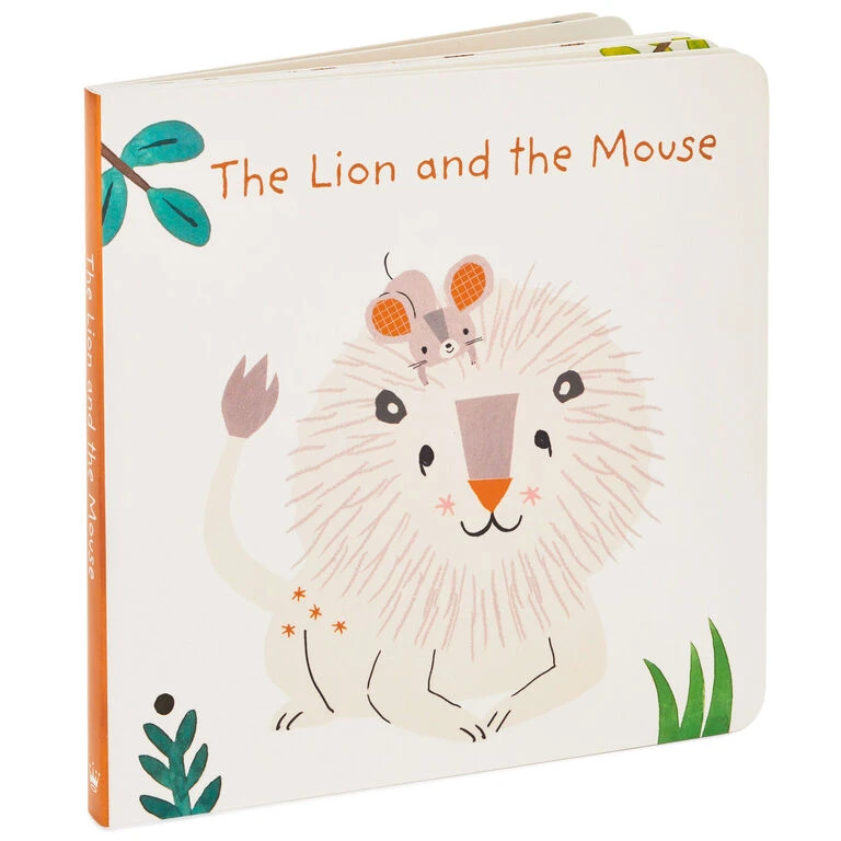 Hallmark The Lion And The Mouse Board Book And Lion Lovey Blanket Set 5 Hallmark The Lion And The Mouse Board Book And Lion Lovey Blanket Set - Image 3