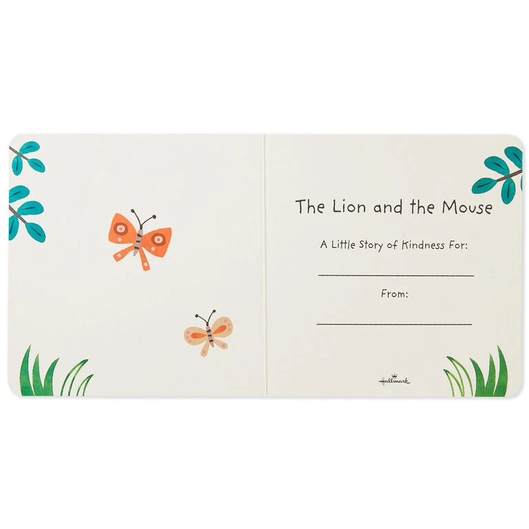 Hallmark The Lion And The Mouse Board Book And Lion Lovey Blanket Set 6 Hallmark The Lion And The Mouse Board Book And Lion Lovey Blanket Set - Image 4