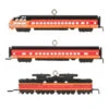 Hallmark Mini Lionel® Milwaukee Road EP-2 Passenger Ornaments, Set Of 3 -Hallmark Lionel Trains Milwaukee Road Cars Keepsake Ornaments 2299QXM9287 01