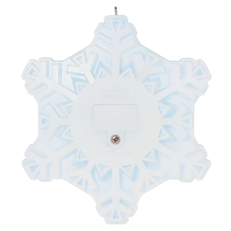 Hallmark Magic Sparkling Snowflake Photo Personalized Ornament With Light 6 Hallmark Magic Sparkling Snowflake Photo Personalized Ornament With Light - Image 4