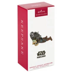 Hallmark Star Wars: The Mandalorian™ Grogu's Jetpack Adventure Ornament -Hallmark Mandalorian and Grogu Flying Keepsake Ornament 2499QXI7107 04