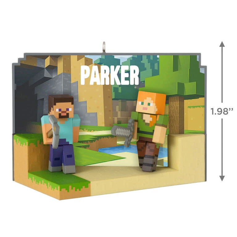 Hallmark Minecraft My World Personalized Ornament 5 Hallmark Minecraft My World Personalized Ornament - Image 3