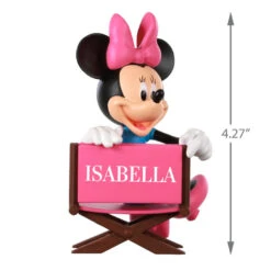 Hallmark Disney Minnie Mouse In Director's Chair Personalized Ornament -Hallmark Minnie Mouse Directors Chair Personalized Ornament 2499QHE1961B1 03