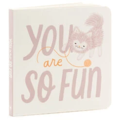 Hallmark MopTops Furry Cat Stuffed Animal With You Are So Fun Board Book 11 Hallmark MopTops Furry Cat Stuffed Animal With You Are So Fun Board Book -Hallmark MopTops Plush Cat Stuffed Animal Board Book 1KID1533 04