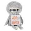 Hallmark MopTops Sloth Stuffed Animal With You Are The Best Board Book 2 Hallmark MopTops Sloth Stuffed Animal With You Are The Best Board Book -Hallmark MopTops Plush Sloth Stuffed Animal and Board Book 1KID2083 01