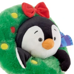 Hallmark Playful Penguins All Decked Out Musical Plush Penguin With Light And Motion -Hallmark Musical Playful Penguins Plush With Light Motion 1KCX1100 04