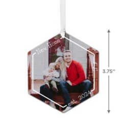 Hallmark New Home Personalized Text And Photo Metal Ornament -Hallmark New Home Personalized Christmas Ornament 1OFM1002B1 03