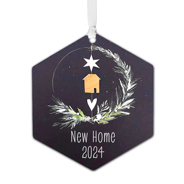 Hallmark New Home Personalized Text Metal Ornament 3 Hallmark New Home Personalized Text Metal Ornament