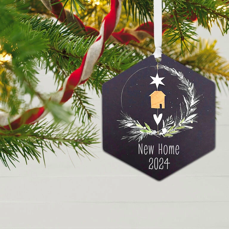 Hallmark New Home Personalized Text Metal Ornament 4 Hallmark New Home Personalized Text Metal Ornament - Image 2
