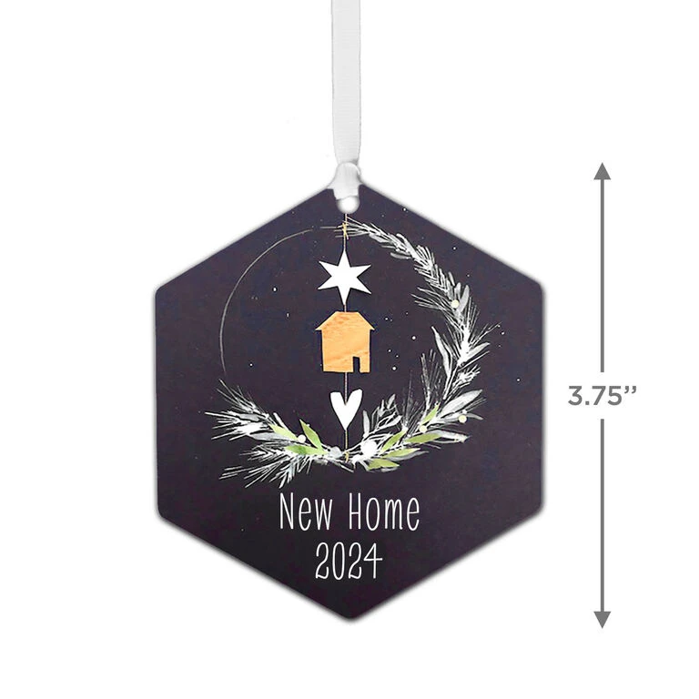 Hallmark New Home Personalized Text Metal Ornament 5 Hallmark New Home Personalized Text Metal Ornament - Image 3