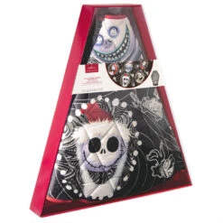 Hallmark Disney Tim Burton's The Nightmare Before Christmas Halloween Town Christmas Tree Skirt, 48" 11 Hallmark Disney Tim Burton's The Nightmare Before Christmas Halloween Town Christmas Tree Skirt, 48" -Hallmark Nightmare Before Christmas Keepsake Tree Skirt 7999QFM3939 04