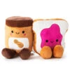 Hallmark Better Together Peanut Butter And Jelly Magnetic Plush, 5" -Hallmark Peanut Butter Jar and Bread With Jelly Magnetic Plush 1KID1641 01