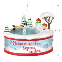Hallmark The Peanuts® Gang Christmastime Is Here Musical Ornament With Motion -Hallmark Peanuts Gang Ice Skating Keepsake Ornament 3999QXI7037 03