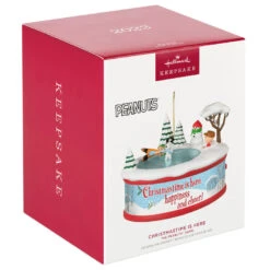 Hallmark The Peanuts® Gang Christmastime Is Here Musical Ornament With Motion -Hallmark Peanuts Gang Ice Skating Keepsake Ornament 3999QXI7037 04