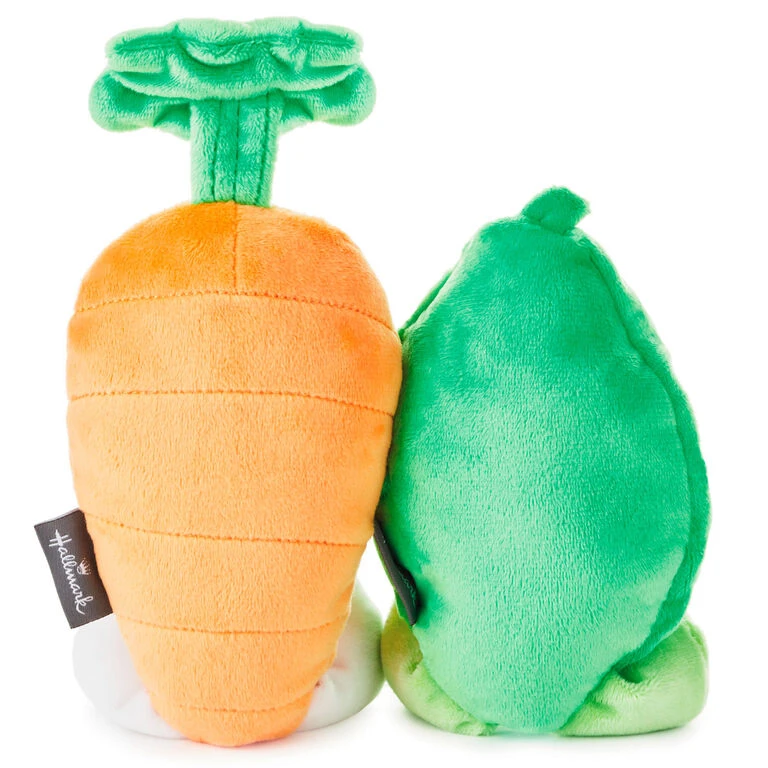 Hallmark Better Together Peas And Carrot Magnetic Plush, 4.5" 5 Hallmark Better Together Peas And Carrot Magnetic Plush, 4.5" - Image 3