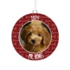 Hallmark Pet Personalized Text And Photo Ceramic Ornament -Hallmark Pet Personalized Round Ceramic Ornament 1999QHE1711B20 01