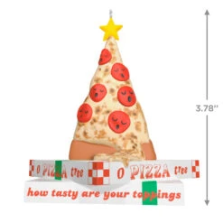 Hallmark O Pizza Tree Ornament -Hallmark Pizza Christmas Tree on Boxes Keepsake Ornament 1799QGO2857 03