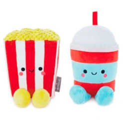 Hallmark Better Together Popcorn And Slushie Magnetic Plush, 5" 7 Hallmark Better Together Popcorn And Slushie Magnetic Plush, 5" -Hallmark Popcorn and Slushie Magnetic Plush 1KID2090 03