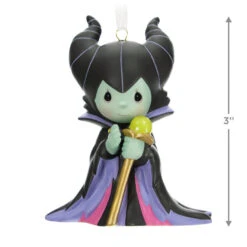 Hallmark Disney Precious Moments Maleficent Porcelain Ornament -Hallmark Precious Moments Maleficent Keepsake Ornament 2999QXE3279 03