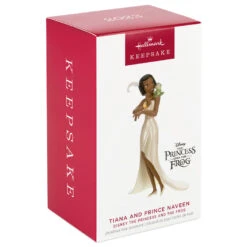 Hallmark Disney The Princess And The Frog Tiana And Prince Naveen Ornament -Hallmark Princess Tiana and the Frog Keepsake Ornament 1999QXD6687 04